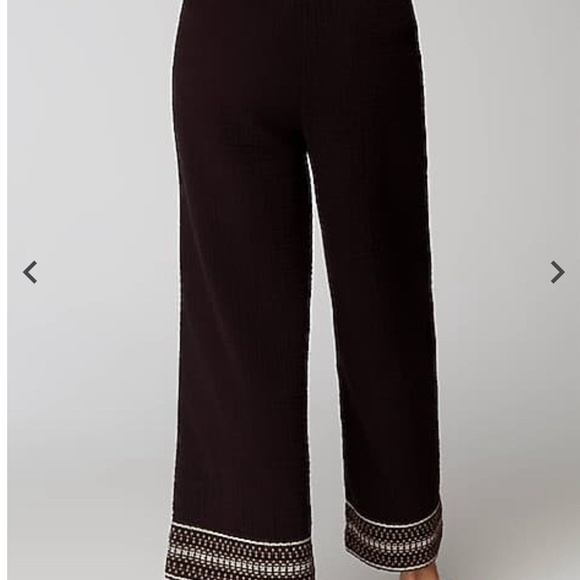 J. Jill Pure Jill Relaxed Cropped Pants Sz. L - Picture 3 of 5